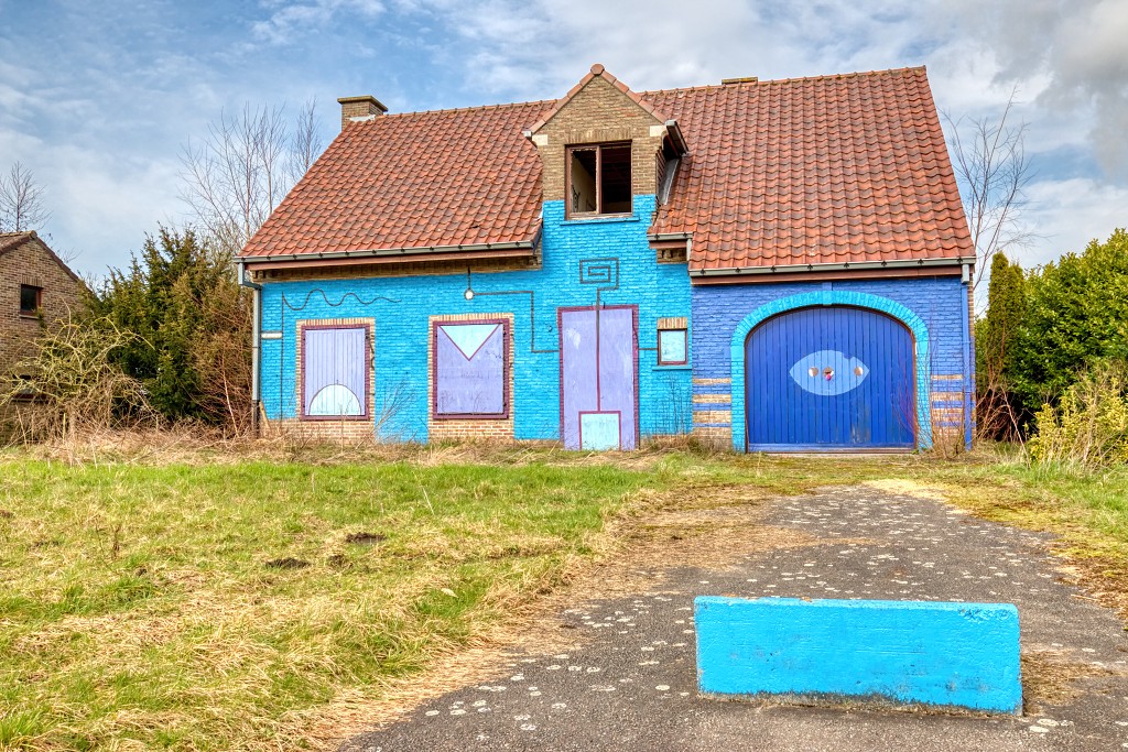 HDR Doel belgie belgique urbex decay verlaten spookdorp spookstad kerncentrale graffiti
